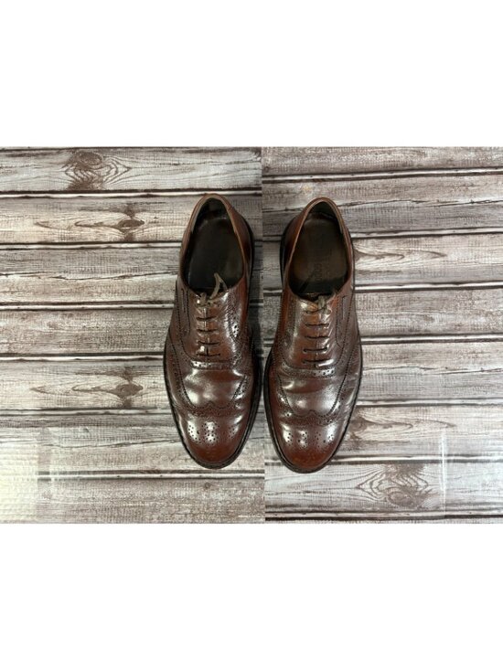 Mephisto Martial Leather Wingtip Brogue Oxfords Dress Shoes  size 9 US Brown main image 9